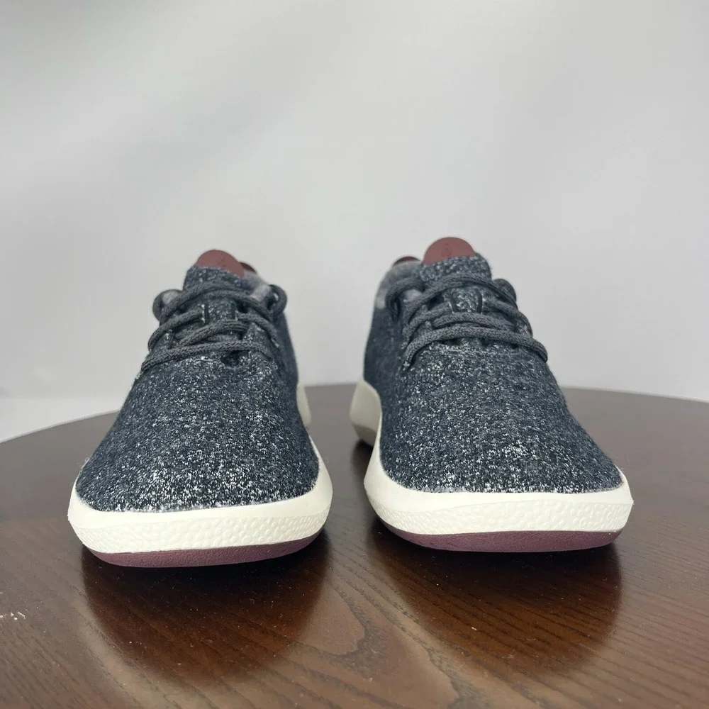 Allbirds‎ Wool Runners Mizzle Shoes Women's 7 Gray Comfort Low Sneakers 1019 NV1